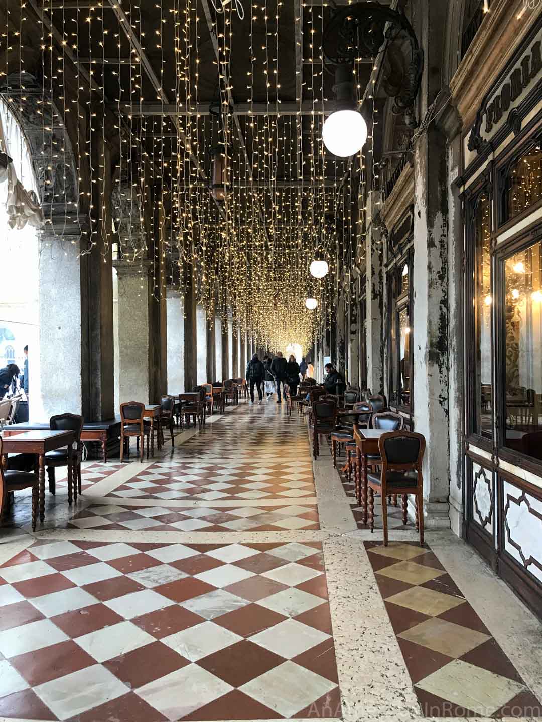 exterior of caffe florian on piazza san marco