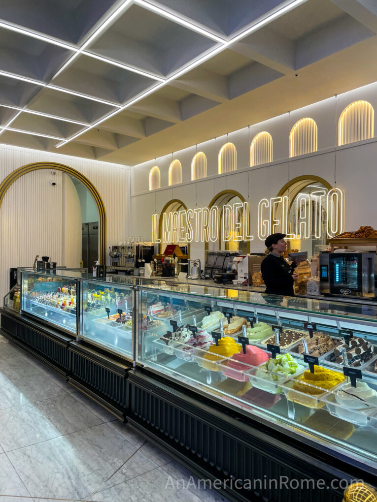 gelato shop in Rome