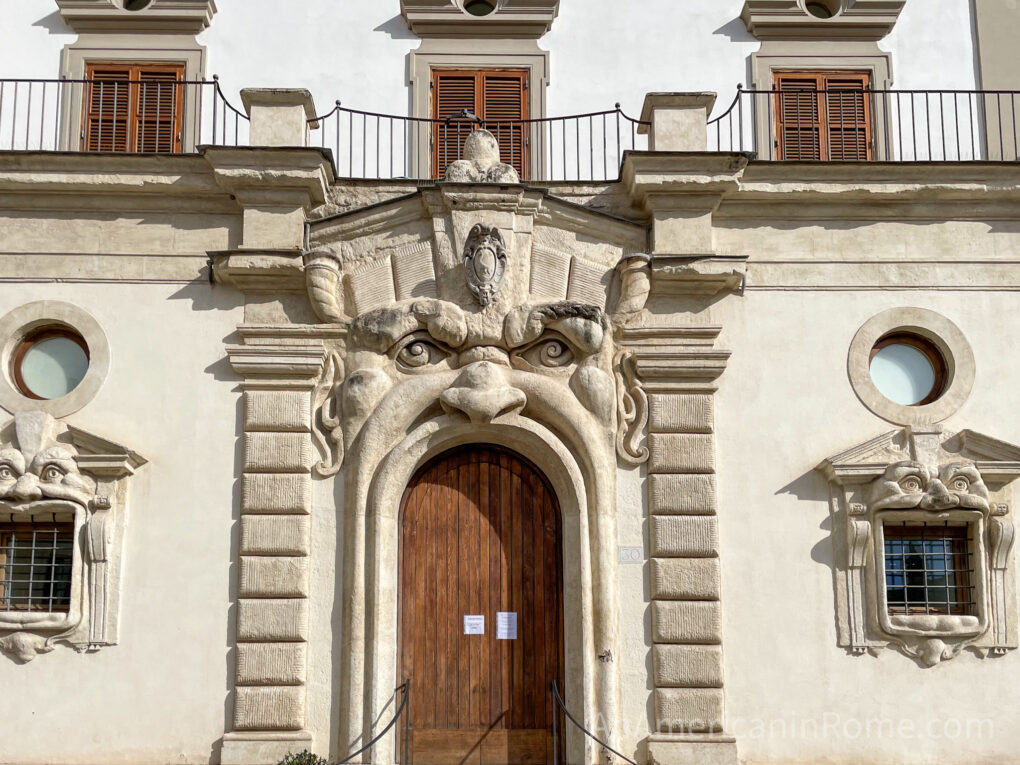 palace with doors and windows shaped like monster mouths