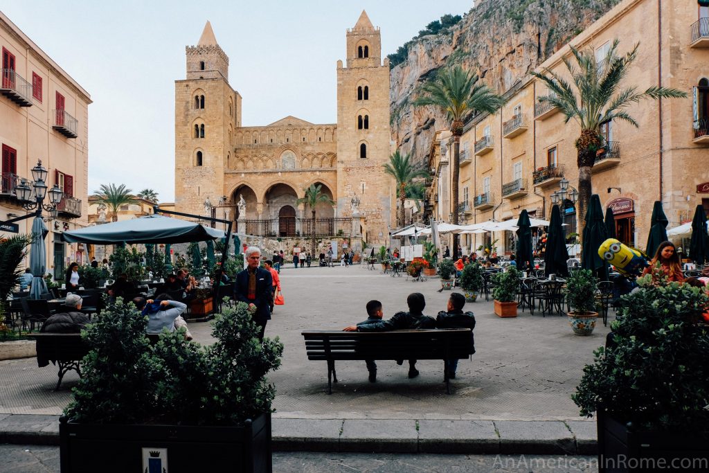 Katedralen i Cefalu, Italien